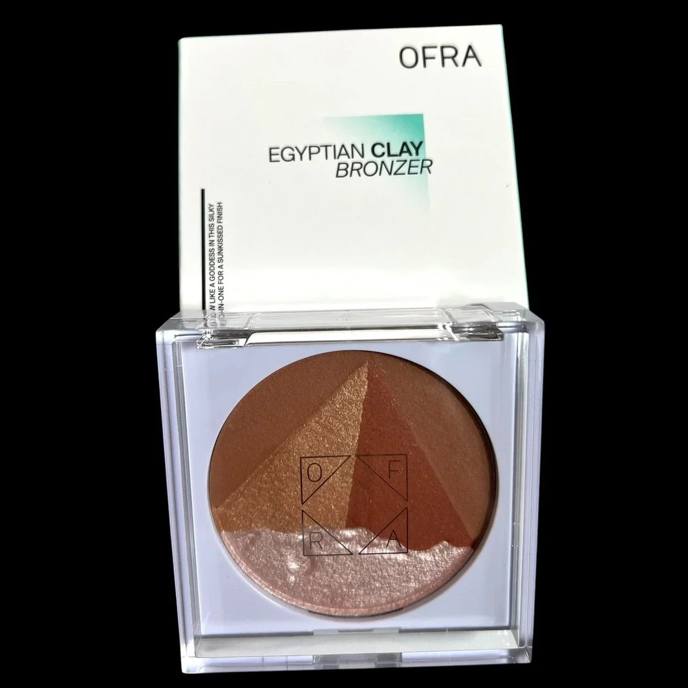 OFRA Egyptian Clay Bronzer 3D Pyramid Shimmer Sunkissed Finish Pressed Powder